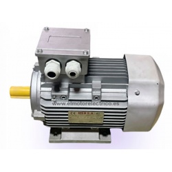 MOTOR TRIF. 2 CV 1500 RPM PATAS B3 220/380V MEB MS90L-4 B3 IE2 USADO Nº 601