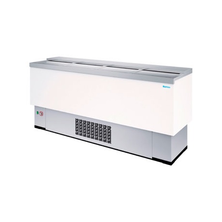 BOTELLERO FRIGORIFICO INFRICO MODELO EFP2000 II , DE 2  METROS, CON 4  PUERTAS,  DE ACERO INOX AISI 304