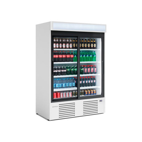 EXPOSITOR  REFRIGERADO VERTICAL  INFRICO MODELO ERC 100 CON 2 PUERTAS