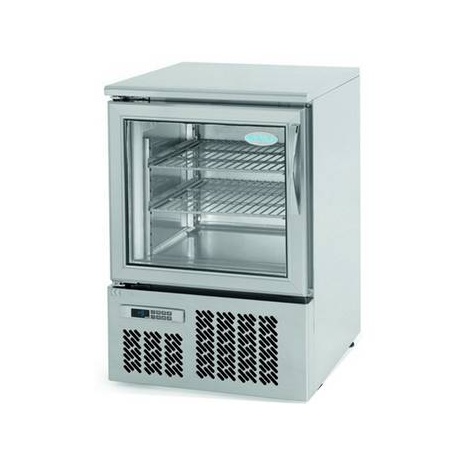 ESCARCHADOR DE COPAS MINI   INFRICO MODELO ESC 50 CR CON 1 PUERTA CRISTAL