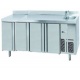 MESA REFRIGERADA SERIE 600 MARCA  INFRICO 2,5 MTS 4 PUERTAS CON FREGADERO MODELO  BMPPF 2500 II