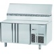 MESA REFRIGERADA SERIE 600 MARCA  INFRICO 1,5 MTS 2 PUERTAS PARA ENSALADA MODELO BMPP 1500 EN C/TAPA