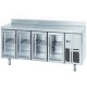 MESA REFRIGERADA GASTRONORM 1/1 SERIE 700   INFRICO MODELO BMGN 2450 CR 4 PUERTAS DE CRISTAL