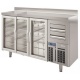 FRENTE MOSTRADOR REFRIGERADO   INFRICO MODELO FMPP 2000 CR 3 PUERTAS CON CRISTAL