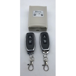 RECEPTOR 12V 10A PARA MANDO A DISTANCIA PUERTA ELECTRICA DE 2 ETAPAS MOD.DIESE + 2 MANDOS  
