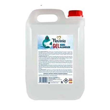 GEL HIDROALCOHOLICO 5 LITROS NAVINIA