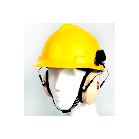 CASCO C167 CON OREJERAS DE PROTECCION AUDITIVA PELTOR AMARILLO
