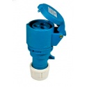 BASE HEMBRA AEREA 2P+T 16A IP44