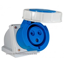 BASE SUPERFICIE HEMBRA 2P+T 16A IP67