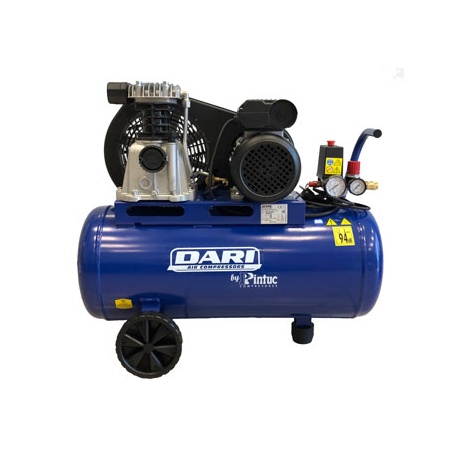 COMPRESOR CORREA 2 CV 50 LITROS 10 BAR 230V DG392/N-50E-2M PINTUC