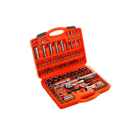 JUEGO LLAVES VASO 1/2-1/4" 110 PIEZAS ALYCO ORANGE