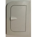 REJILLA CON TAPA  21.5X14.5 I BLANCA PARA FANCOIL RECTA IMPULSION