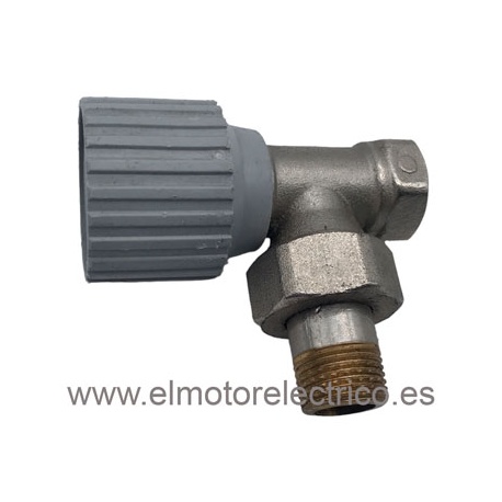 VALVULA DE RADIADOR ESCUADRA 1/2 HEMBRA