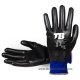 GUANTE NYLON NEGRO RECUBIERTO POLIURETANO QUIMICO Y TACTIL 518BIOTAC TB