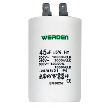 CONDENSADOR 20MF 450W CONEXION  FACTON