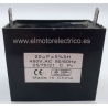 CONDENSADOR DE VENTILADOR PARA AIRE ACONDICIONADO 20MF 450W CONEXION FACTON