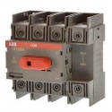 INTERRUPTOR SOBRECARRIL ABB OT160E4  TRIFASICO 160A 4 POLOS  380V  200 A RECUPERADO SIN PALANCA