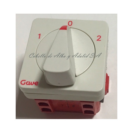 INVERSOR A-6701000 GAVE 2 POLOS POS-1-0-2  16A 600V