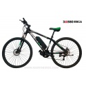 BICICLETA TRIPLE A 3A580-EBCA ELECTRICA BASICA MOTOR CENTRAL DE 250W NEGRA-VERDE