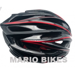 CASCO ROJO ADULTO QUESHARK CICLISMO