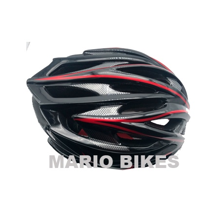 CASCO ROJO ADULTO QUESHARK CICLISMO