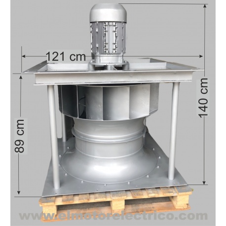 MOTOR VENTILADOR CENTRIFUGO DE OCASION  DE 11KW 900 RPM 380V 24000 M3