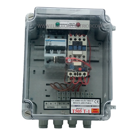 CUADRO PROTECCION TRIF.380V.7.5HP