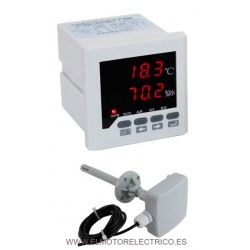 CONTROLADOR DE TEMPERATURA CJ-602 CON TERMOSTATO DE SENSOR 