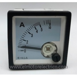 AMPERIMETRO ANALOGICO 0-5 4.5X4.5