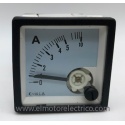 AMPERIMETRO ANALOGICO 0-5 4.5X4.5