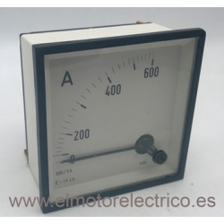 AMPERIMETRO ANALOGICO 0-600 A 10X10