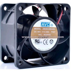 VENTILADOR CUADRO 48V 60x60x38mm 2B06038B48H  AVC