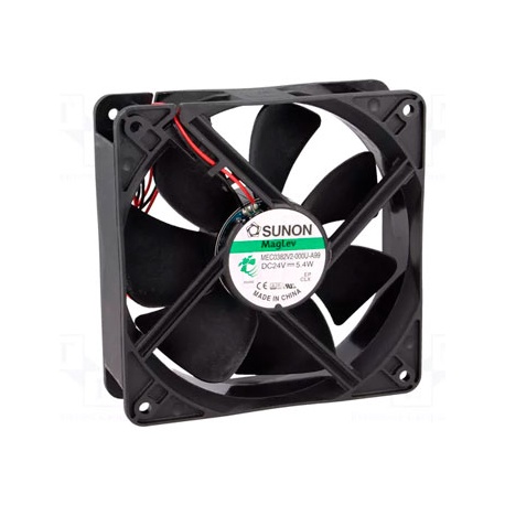 VENTILADOR AXIAL MEC0382V2 24V 5.4WS 120x120x38mm  SUNON