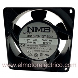 VENTILADOR AXIAL 3610PS-12T-B30 115V 12/9W NMB