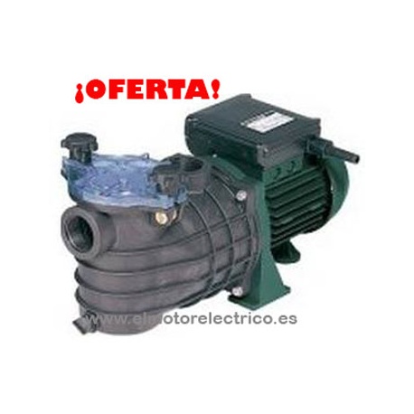 BOMBA PISCINA 0.33 CV MONOFASICA 220 VTS 9.3 m3/h SERIE MICRO  CON PREFILTRO INCORPORADO