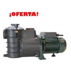 BOMBA PISCINA 0.50 CV MONOFASICA 220 VTS 13.3m3/h SERIE MINI CON PREFILTRO INCORPORADO