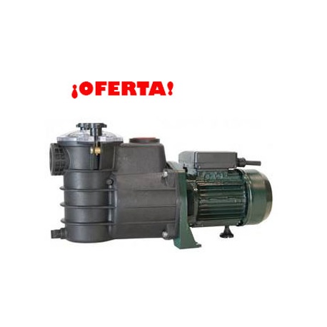 BOMBA PISCINA 0.50 CV MONOFASICA 220 VTS 13.3m3/h SERIE MINI CON PREFILTRO INCORPORADO