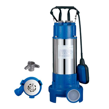 BOMBA SUMERGIBLE ACHIQUE 2.1 CV 380 V TRIFASICA AGUAS SUCIAS CON TRITURADOR H1550F AXYRA
