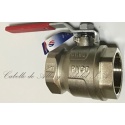 VALVULA ESFERA 1/4" PN25 HEMBRA-HEMBRA