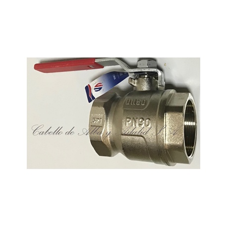 VALVULA ESFERA 1/2" PN25 HEMBRA-HEMBRA