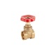 VALVULA COMPUERTA PN16  1-1/4" LATON