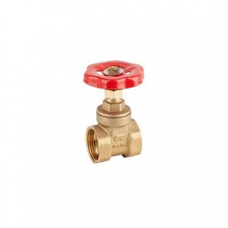 VALVULA COMPUERTA PN16  1-1/4" LATON