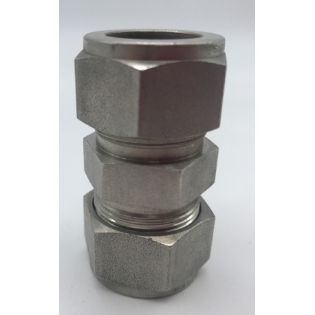 RACOR TUBO 1/2 SWAGELOK DE LATON RECTO UNION