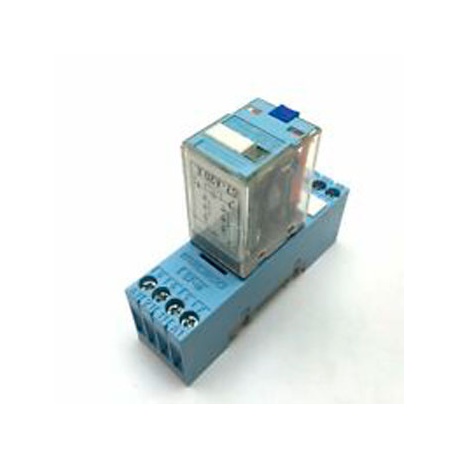 RELE MINI CON BASE AC 24 V RELECO SERIE QR-C 