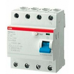 DIFERENCIAL F204 AC-40/0.03 ABB 40A 220V 4P F204AC 2CSF204001R1400 