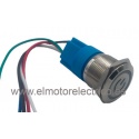 INTERRUPTOR BOTON CON CABLE DE METAL 12V 