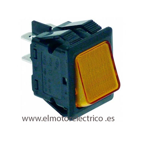 PULSADOR AMBAR 30x22mm 230 V RF. 0103147  FAGOR 
