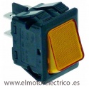 PULSADOR AMBAR 30x22mm 230 V RF. 0103147  FAGOR 
