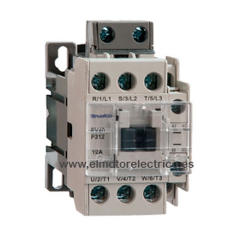 CONTACTOR 18 AMP. 380V RV40 N31811400 3NO/1NO/1NC REVALCO.