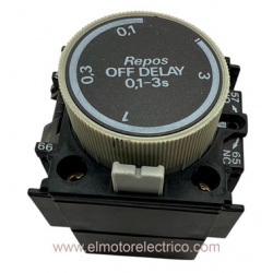 TEMPORIZADOR LA3D20A65 TELEMECANIQUE OFF DELAY 01-3 S